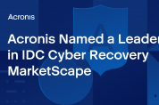 아크로니스, IDC 마켓스케이프  ‘2023 사이버 복구(Cyber-Recovery)’ 부문 리더 선정